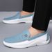 2024 Summer leather shoes soft leather men's shoes soft bottom men's business casual white shoes British fashion slip-on peas shoes_vogvips.com