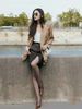 Nazha Small Gold Bar Heel Stunning Black Patent Leather Sexy High Heels 23 Runway Style Party Sandals For Women_vogvips.com