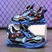 Boys' Leather New Button Sports Shoes Autumn Soft And Light Children's Shoes Boy Student Mecha Running Shoes_vogvips.com