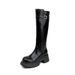 19233-2 Thick-Soled High Women 2025 Autumn Winter New Belt Buckle Over-the-Knee Long Boots With Wide Back Zipper For_vogvips.com