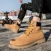 New Leather Spring Men's Shoes High-top Men's Heightening Tooling Martin Boots_vogvips.com