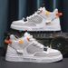 Men's Spring New Low Cut Casual Trendy Versatile Board Small White Shoes, Extra Large Sports Shoes_vogvips.com