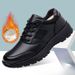 New Platform Cow Leather Casual Sneakers For Men Designer Autumn Winter Cotton Black Outdoor Men's Sports Shoes Zapatos Hombre_vogvips.com