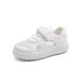 Kids Small White Shoes Super Light Boys' Preppy Sneakers Girls' Velcro School Shoes_vogvips.com