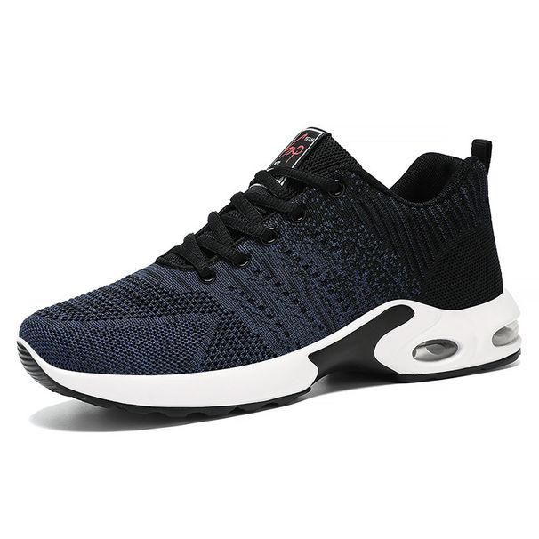 Men’s Shoes cushion sports shoes flying woven color matching running shoes men's shoes large size shoes_vogvips.com