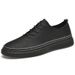 Genuine Leather Cowhide Breathable Casual Leather Shoes Men's Soft-soled Soft Leather Lace-up Board Shoes British Round Head Loose Leather Shoes Men_vogvips.com