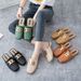 Baotou Half Women's Summer Outwear, New Fashionable Lazy Shoes For Home Use, Non Slip Soft Sole, One Step Flat Bottom_vogvips.com