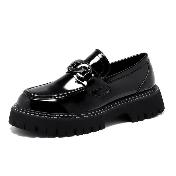 2025 Spring And Autumn New Casual Leather Men's Korean Edition Trendy One Step Leg Le Fu Shoes 25891-R_vogvips.com
