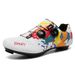 New Style Cycling Shoes With Locks, Double Buckle Lock Shoes, Men's And Women's Road Bicycle Power Shoes, Hard Bottom Mountain Bike Rubber Bottom_vogvips.com