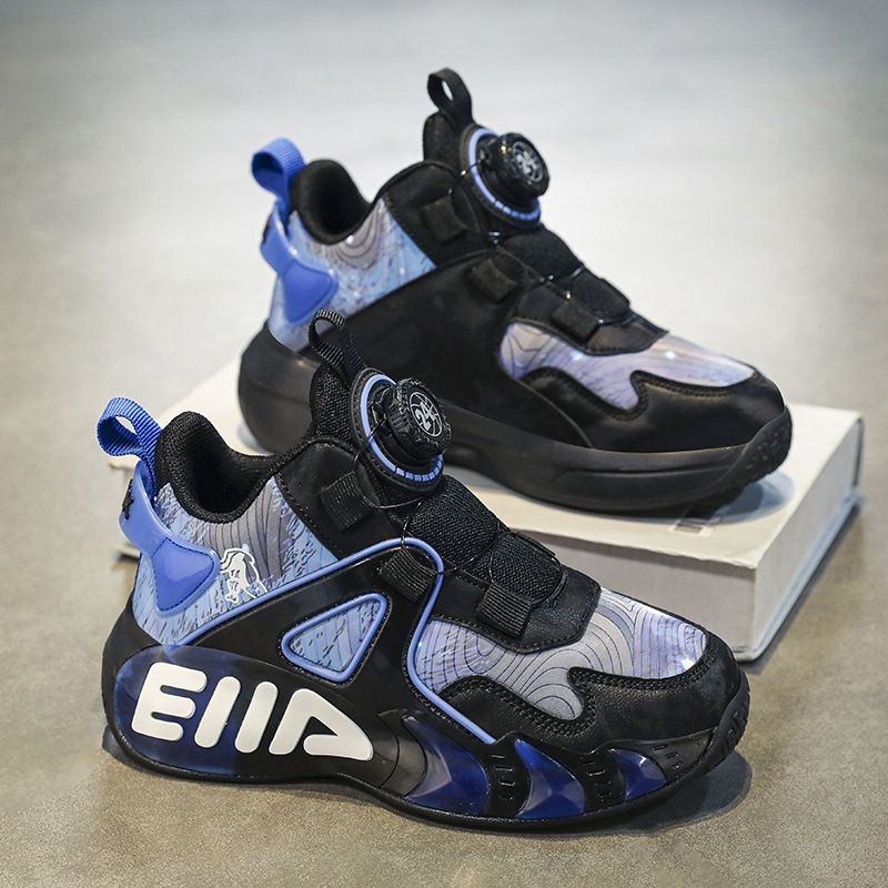 Boys' Basketball Spring And Autumn New Anti-Slip Running Girls' Practical Wear-Ristant Children's Soft Sole Sports_vogvips.com