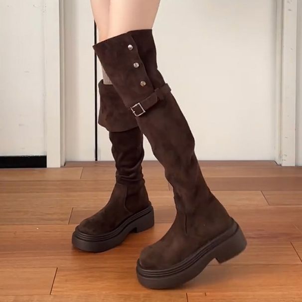 Slimming Over-the-Knee Trending This Year 2024 Melard Style Plus Size Thick Legs Two-Way High Tube Riding Boots_vogvips.com