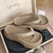 7.0 Thick Soles, Raised Height, Touching Character Slippers For Women To Wear Outdoors, Summer Indoor Home, Pinch Feet,_vogvips.com