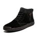High-top Velvet Warm Martin Boots Men's Large-size Casual Leather Shoes Handmade Men's Shoes_vogvips.com