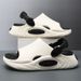 Men's Outdoor In Summer, EVA Slip Anti Odor Straight Drag, Thick Sole For Increased Breathability And A Sense Of_vogvips.com