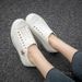 Crocodile Leather Men's Summer Soft Bottom Hollow Waterproof Closed-toe Couple Beach Shoes_vogvips.com