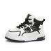 High Top Plush Women's Autumn And Winter Versatile Small White Thickened Thick Soled Cotton Shoes, Warm Snow Boots_vogvips.com