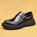 【 VIP Specialty 】 Men's Casual Leather Genuine Leather, British Business Formal Buckle, Mengke Shoes, Thick Soled Height_vogvips.com