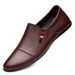 Men's Leather Shoes Soft-soled Men's Shoes Casual Lazy Shoes_vogvips.com