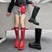 Chunky-Heeled Boots Riding Knee-High Boots_vogvips.com