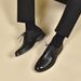 Leather 2024 Autumn Winter Round Toe Lace-up Single Black Top Layer Cowhide Buine Formal Profeional Flat Men'_vogvips.com