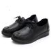 Work Shoes Leather Shoes Women's Work Black Single Shoes Non-slip Soft Sole Waterproof And Oil-proof Women's Shoes_vogvips.com