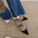 Fall/Winter 2025 New Style Pointed Toe Furry Warm Thin High Heel Mules For Women, Versatile Slip-On Shoes_vogvips.com