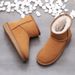 Women's Short Boots Flat Cotton Boots With Lint All Go With Student Cotton Shoes_vogvips.com