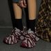 Women's Chunky Platform Sneakers With Rhinestone Accents - Breathable Round-Toe Casual Shoes For All Seasons In Ankara Red_vogvips.com