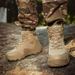 High-top Boots Men Outdoor Thick-soled Shock-absorbing Combat Boots Men Soft Durable Casual Lace-up Comfortable Hiking Shoes Men_vogvips.com