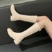 for Women Spring And Autumn Single Over-the-Knee Back Zipper New Style Riding High Elastic Slim Fit Long Boots_vogvips.com