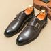 Men's Business Monk Simple Formal Leather Shoes_vogvips.com