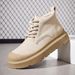 Men's Shoes Large Size Men's Martin Boots Snow Boots Men's Outdoor Casual Shoes Men's Work Shoes Thick Bottom Mid Cut Shoes Men_vogvips.com