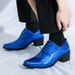 Formal Business Leather Men, Large Size High Heels, Height Increasing Office For Groom, Wedding Shoes_vogvips.com