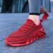 New Men's Breathable Flyknit Mesh Soft Bottom Lightweight Casual Running Anti Slip Couple Sports Shoes_vogvips.com