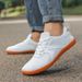 Anti Slip Barefoot Loose Sports Men's Casual Big Foot Hiking Last Shoes, Plus Size Couple Wide Toe Shoes_vogvips.com