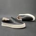 Euro Step Genuine Leather Casual Loafers Versatile Sneakers Trendy Slip-On Lazy Men's Shoes_vogvips.com