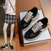 Fleece Dad Shoes Women's Sports Forrest Gump Shoes Casual Shoes Platform Height Increase_vogvips.com