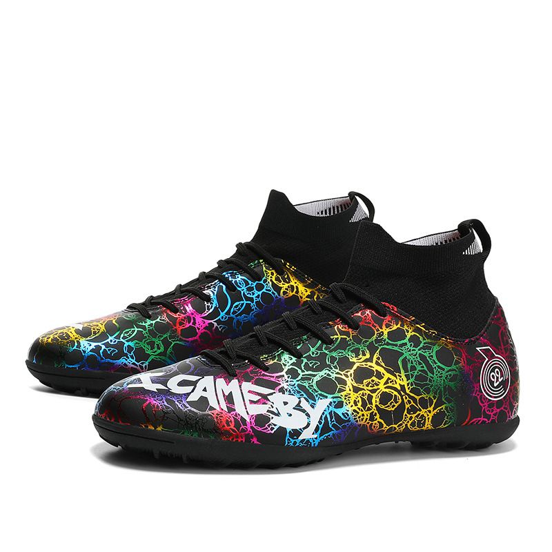 Electroplated Soccer With Broken Nails For Men Adult Women, AG Long Nail Anti Slip And Wear-resistant Sports Shoes_vogvips.com