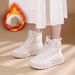 Women's Winter Snow 2024 Waterproof Non-Slip Fleece-Lined Short Boots Thickened Warm Cotton Shoes Women CY-033_vogvips.com