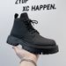 Spring New Martin Boots Men's Long Tube Tooling High Street Soft Leather Yuppie Men's Boots_vogvips.com