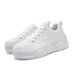 New Platform Flats Loafers For Women Autumn Thick Bottom Casual Leather Walking Sneakers Round Toe Wedge Shoes Zapatos_vogvips.com