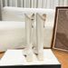 Women's Long 2023 New Over-the-Knee White Square Toe Chunky Heel Stretch High Tube Riding Boots For Women_vogvips.com