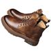 European Warm Series British Style Martin 2025 New Safety Single Cotton Casual Shoes Fashion Men's Work Boots_vogvips.com