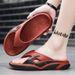 Men's Soft Soled Driving Flip Flops Summer Outdoor Casual Beach Shoes Thick Soled Walking on Clouds Feel_vogvips.com