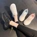 Women's Sneakers 2025 New Spring Summer Mesh Soft Sole Breathable White Lightweight Shock Absorption Running Shoes_vogvips.com