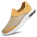 Mesh Shoes Men's Soft-soled Sports Casual Fly-woven Mesh Middle-aged Dad Shoes_vogvips.com