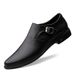 First Layer Soft Sole Soft Leather Shallow Mouth Foot Cover Men's Shoes Men's Casual Single Shoes_vogvips.com