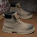 Putian Martin Autumn New Height-Increasing Work Men's British Style High-End Yellow Boots Winter Edition_vogvips.com