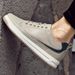 Board Shoes Inner Height Increase Cowhide Breathable Leather Sot Sole One Pedal Casual Shoes_vogvips.com