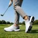 Golf Shoes For Mens Lace-up Spiked Golf Shoes Comfortable Professional Outdoor Waterproof Golfs Training Sneakers_vogvips.com